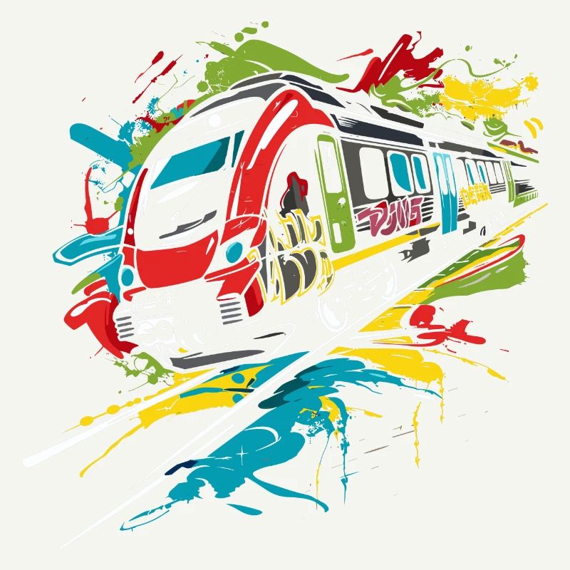 Graffiti Eisenbahn
