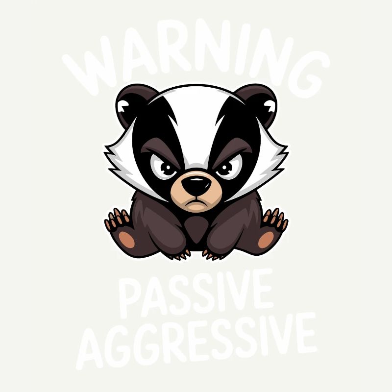 Warning Passive Aggressive Dachs