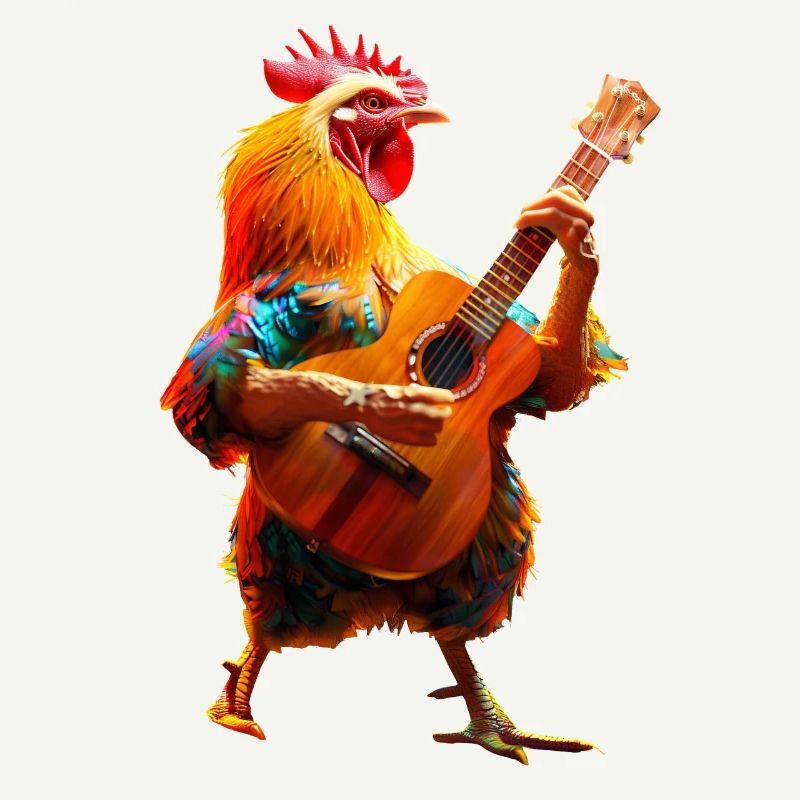 Rooster Ukulele
