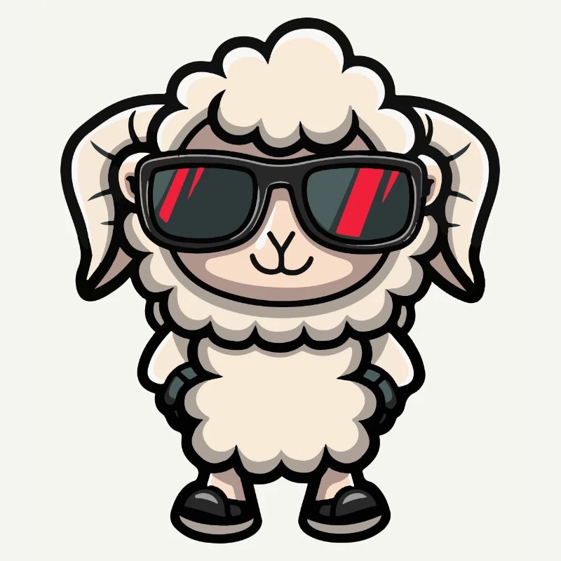 Schaf Comic Cool