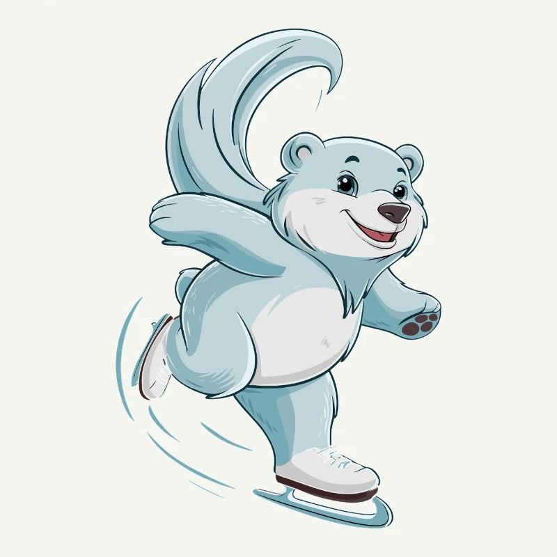 Eisbahn Eisbär Patinage sur glace