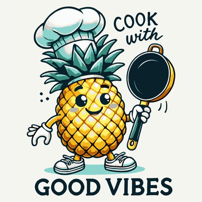 Kochen mit Freude Ananas-Chef Viel Spaß beim Kochen
