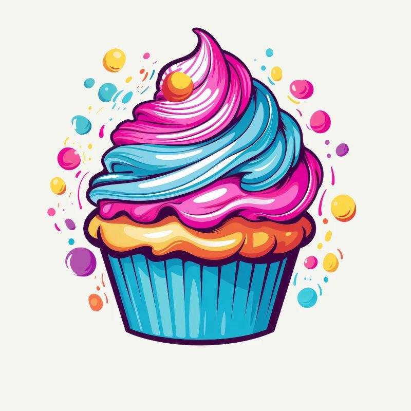Bunter Cupcake