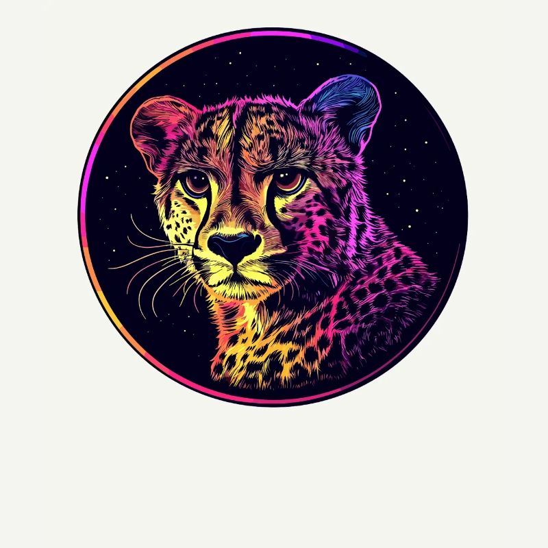 Leopard im Sternenhimmel