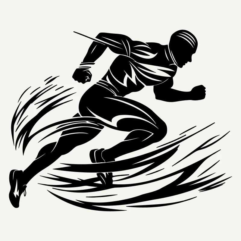 Sprinter in Motion