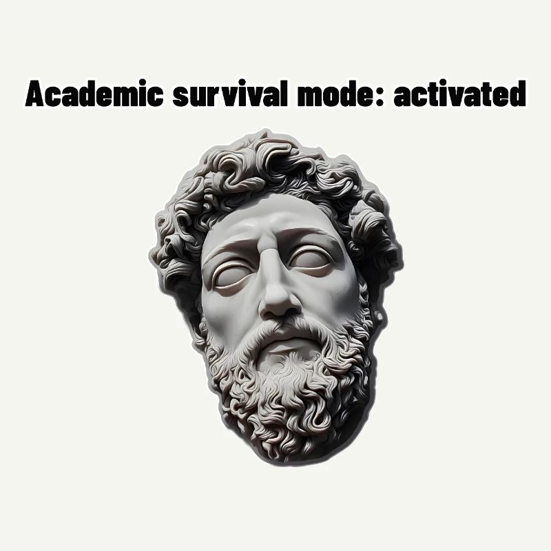 Academic survival mode: activated