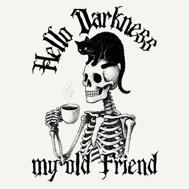 Hello Darkness Skeleton