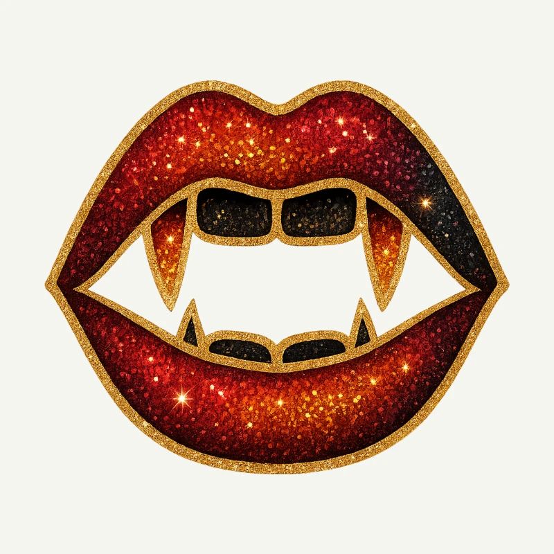Halloween Nosferatu Dracula Lips Vamp Teeth