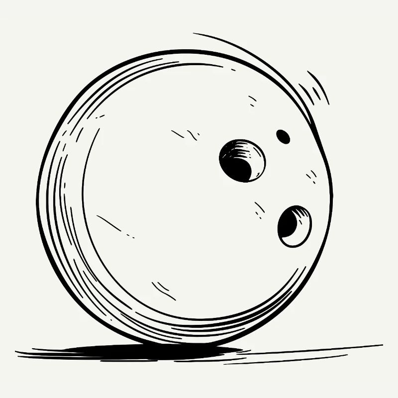 Bowling Ball Drawing
