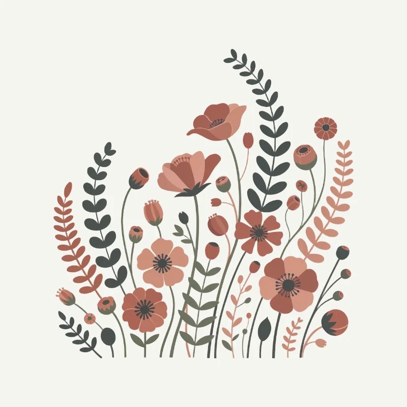 Boho Flowers – Blooming Harmony