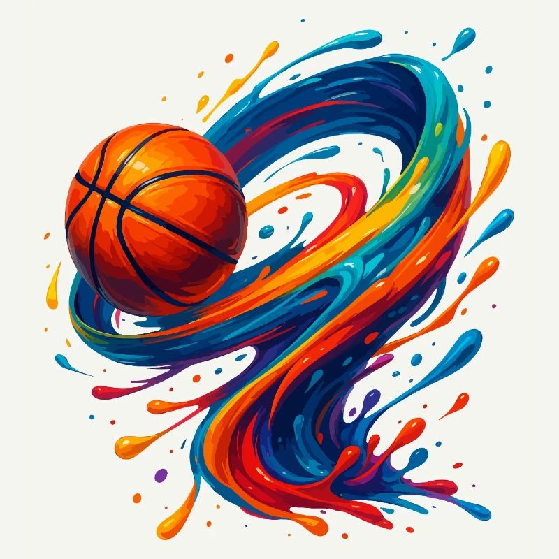 Éclaboussure de basket-ball Vibrant Orbit