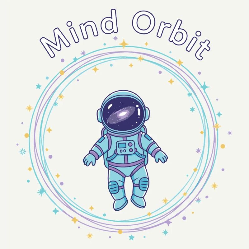 Astronaute en orbite de pensée