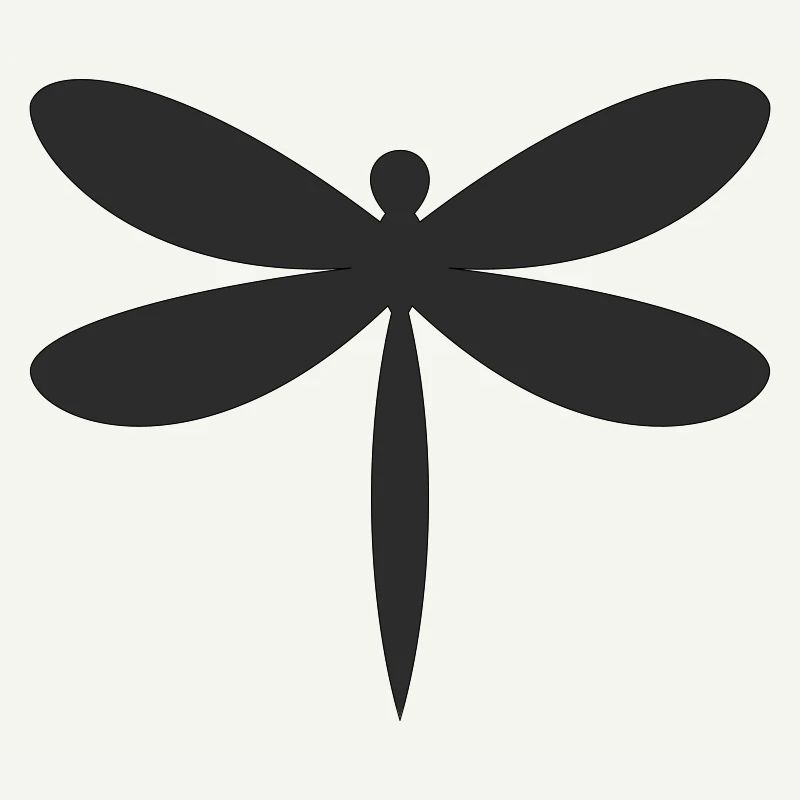 Libelle Silhouette 