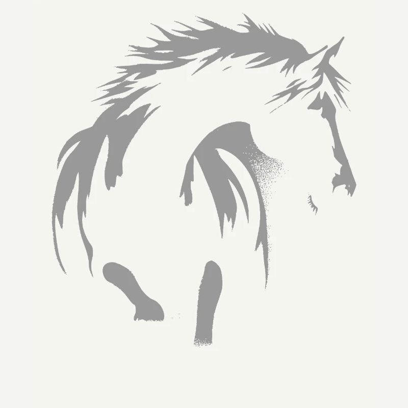 Silhouette du cheval – élégance et liberté