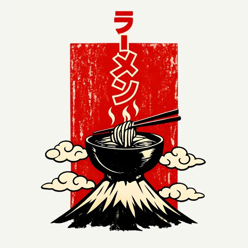 Ramen ラーメン Shell on Volcano Japan Style