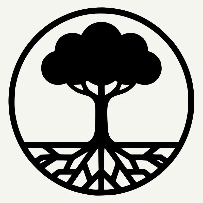 Baum des Lebens Silhouette