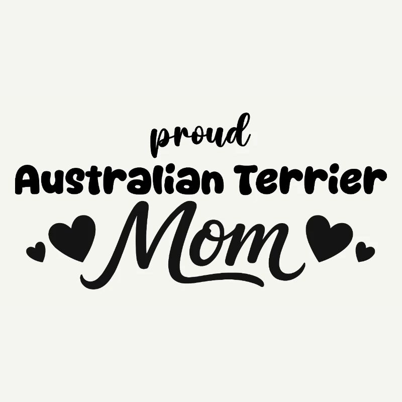  Stolze Aussie Terrier Mutter, Australischer