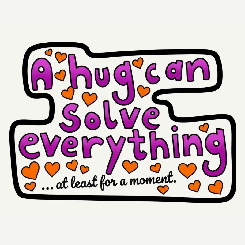 A hug can help