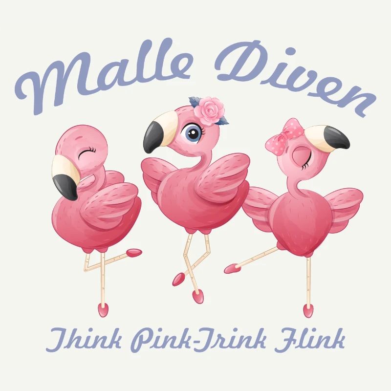 Malle Divas Think Pink DrinkIng Nimble Bridal Gift