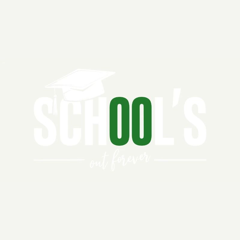 Schulabschluss Abschlussfeier School`s Out Forever