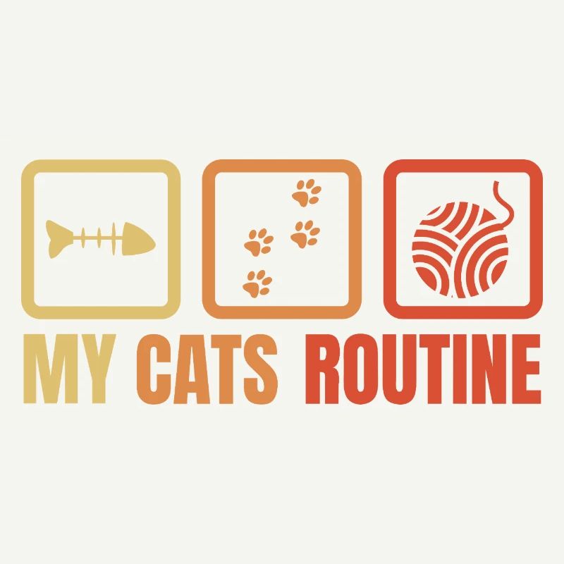 La routine de mes chats