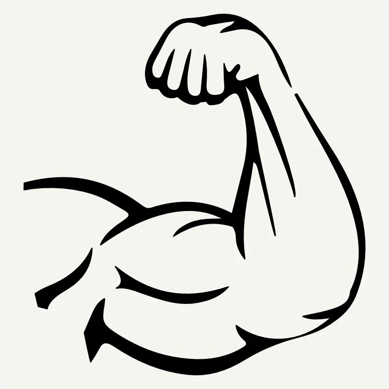 Arm muscles biceps