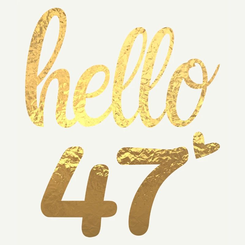 Hello 47 doré