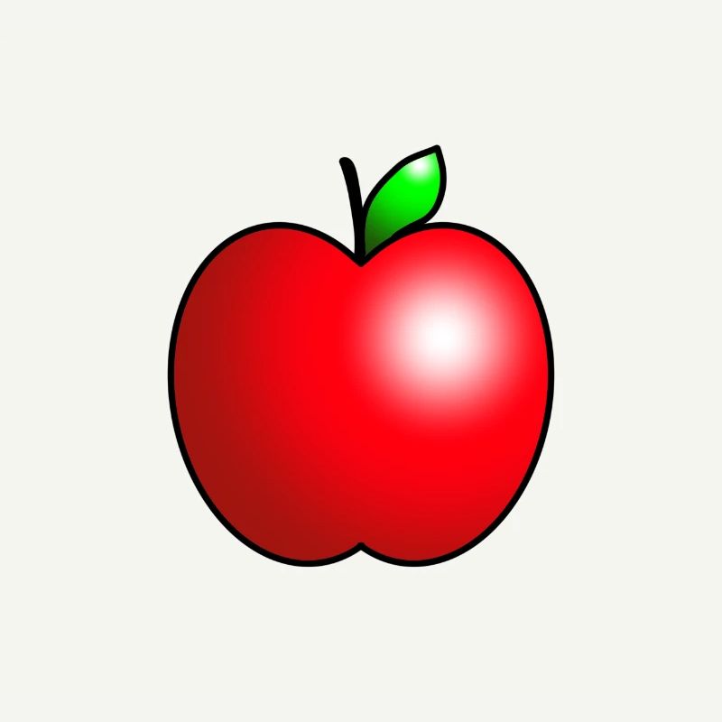 Red apple