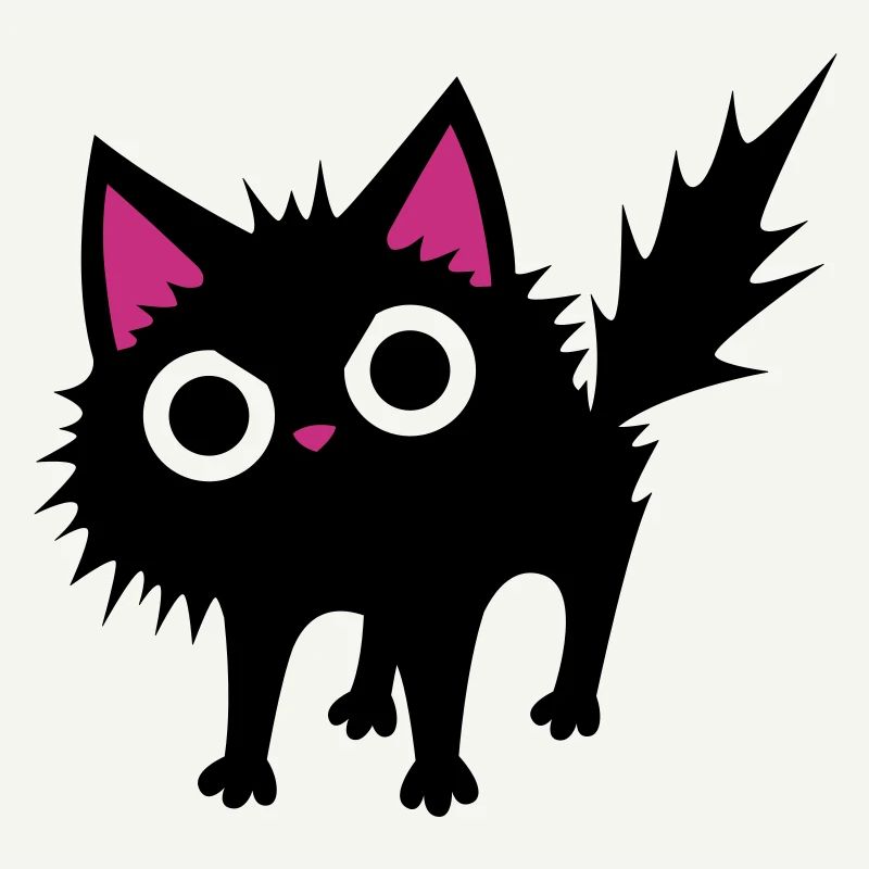 Schwarze Katze