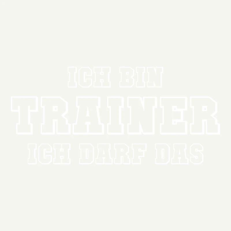 Ich bin Trainer ich darf das Geschenk