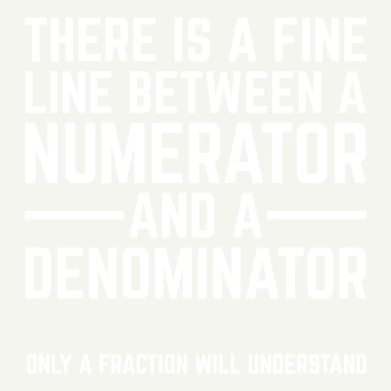 There is a fine line between a Numerator Cadeau