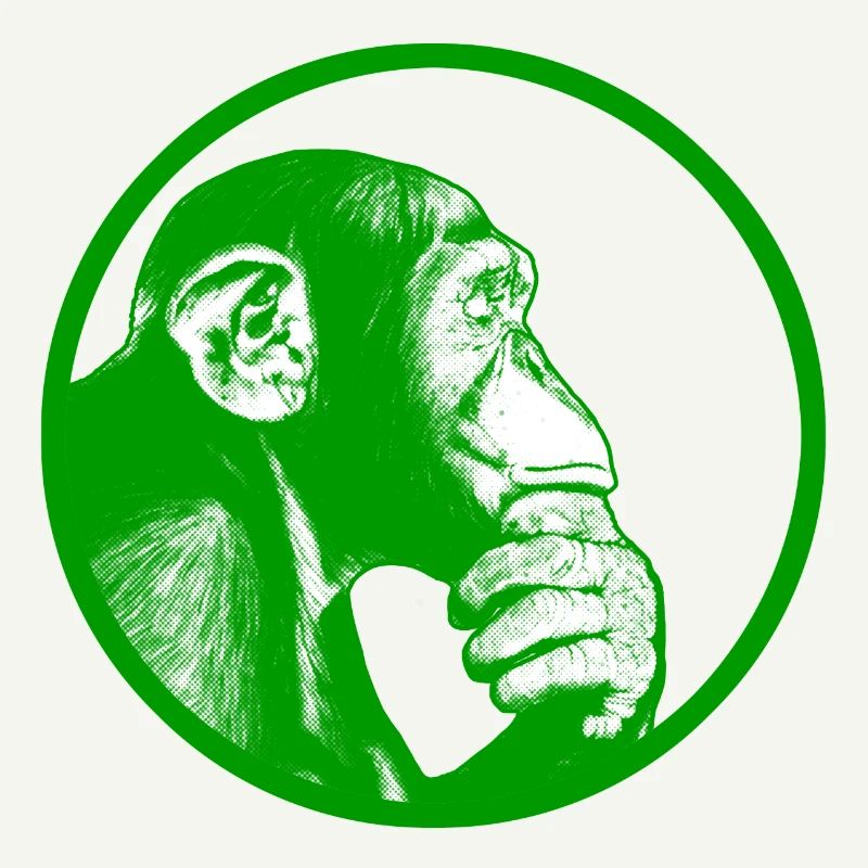 Pensez à des chimpanzés singes