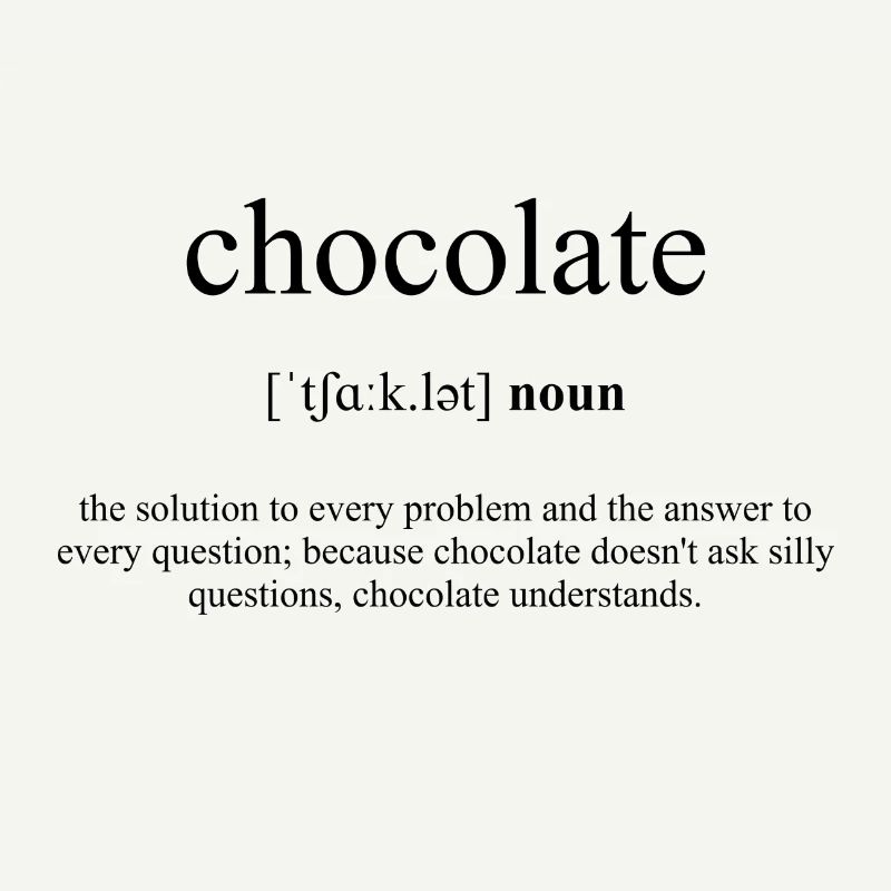 Dictionnaire de définition du chocolat