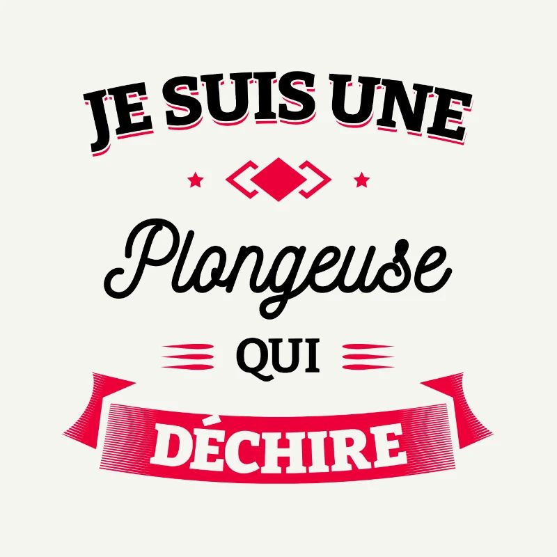 PLONGEUSE QUI DÉCHIRE