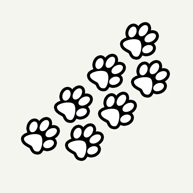 Pattes de chien et de chat