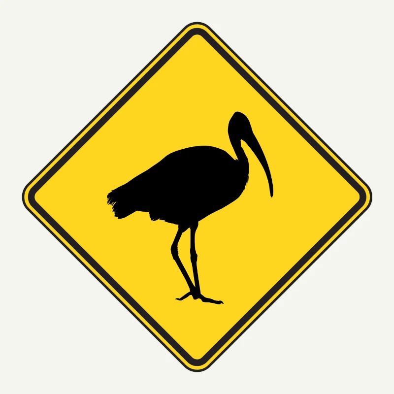 Bin Chicken Road sign