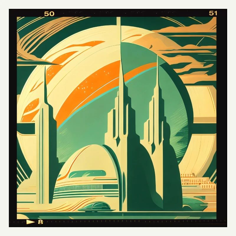 Space retrofuturism