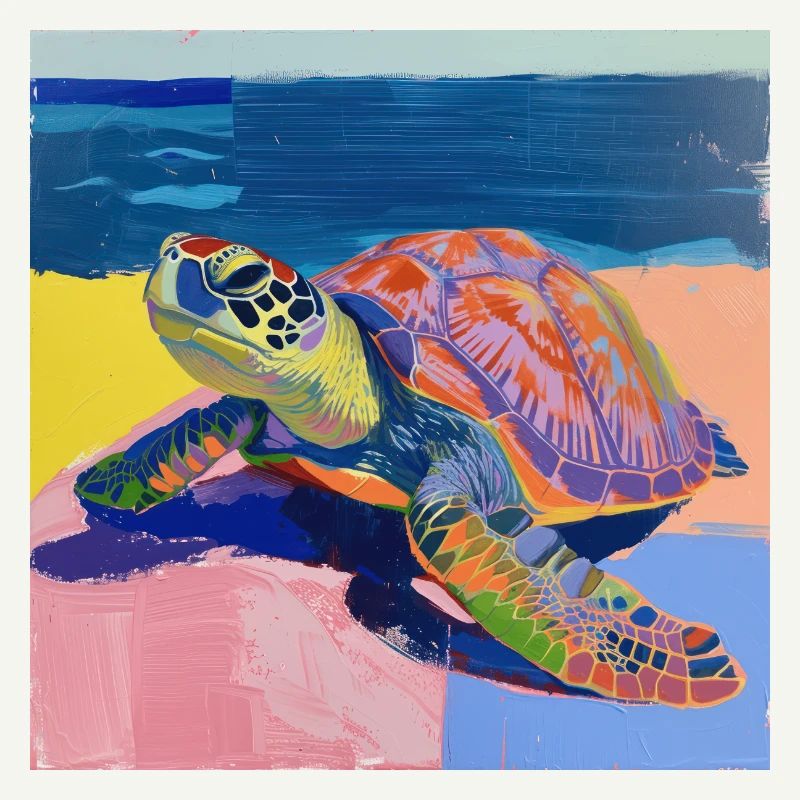 schildkröte, bunt, tier, geschenk, geschenkidee