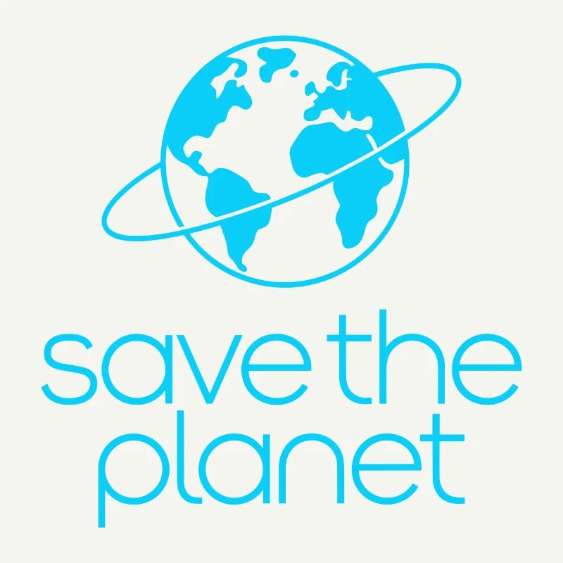 Save the Planet Erde Umweltaktivisten