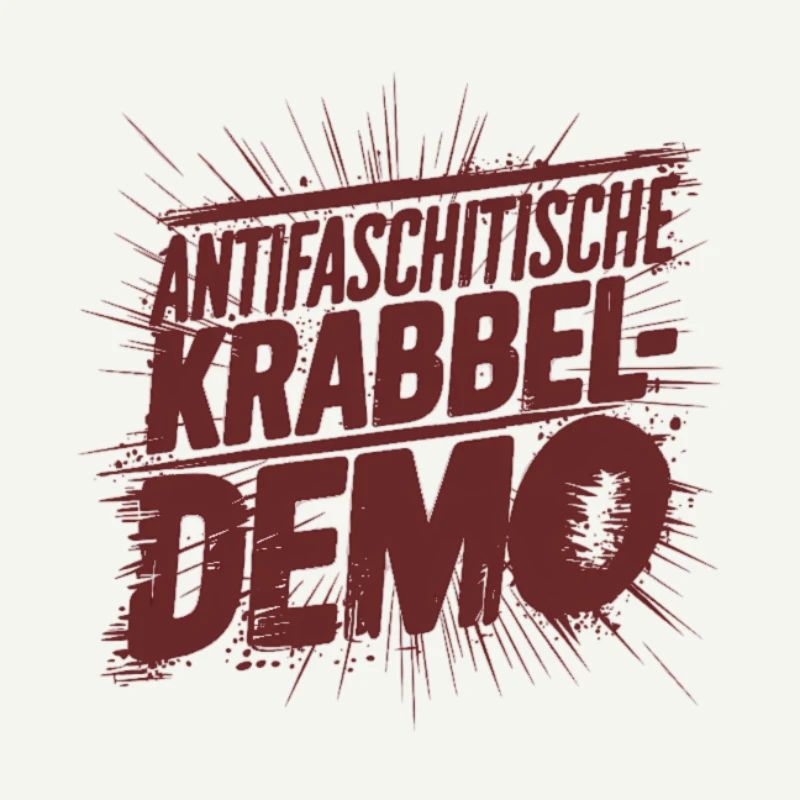 Krabbeldemo Kleinkind der ANTIFA