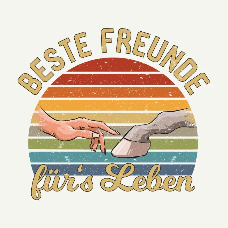 Pferdebesitzerin Pferd Beste Freunde Fürs Leben