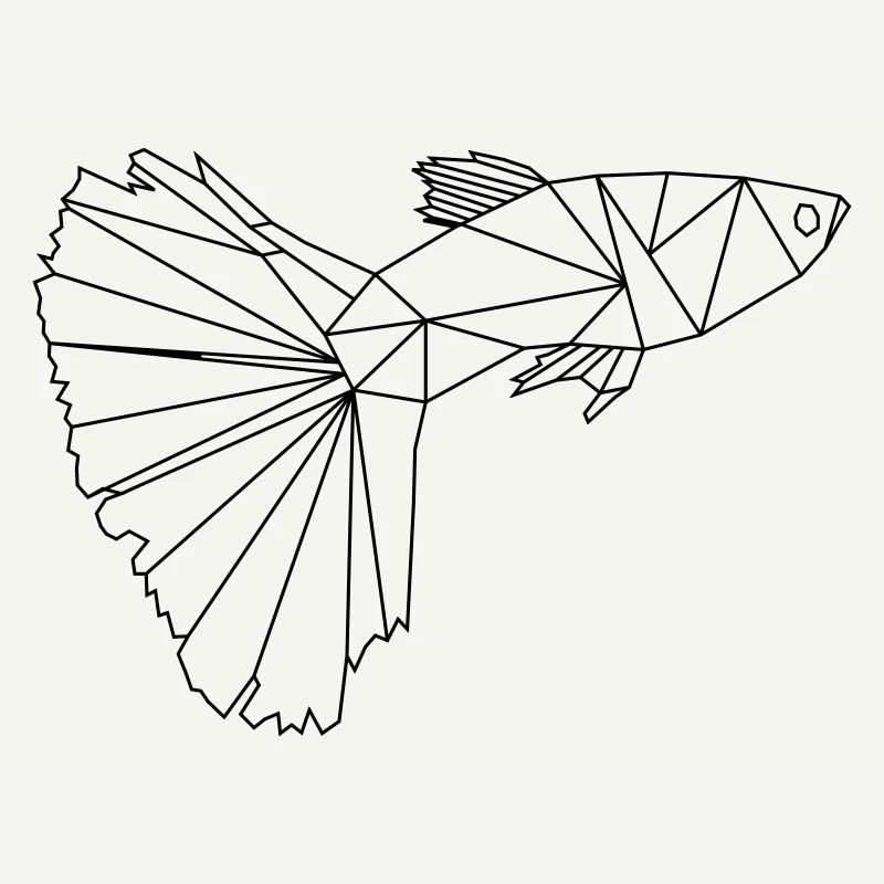 Low Poly Art - Guppy