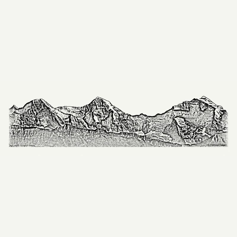 Eiger Mönch Jungfrau Panorama