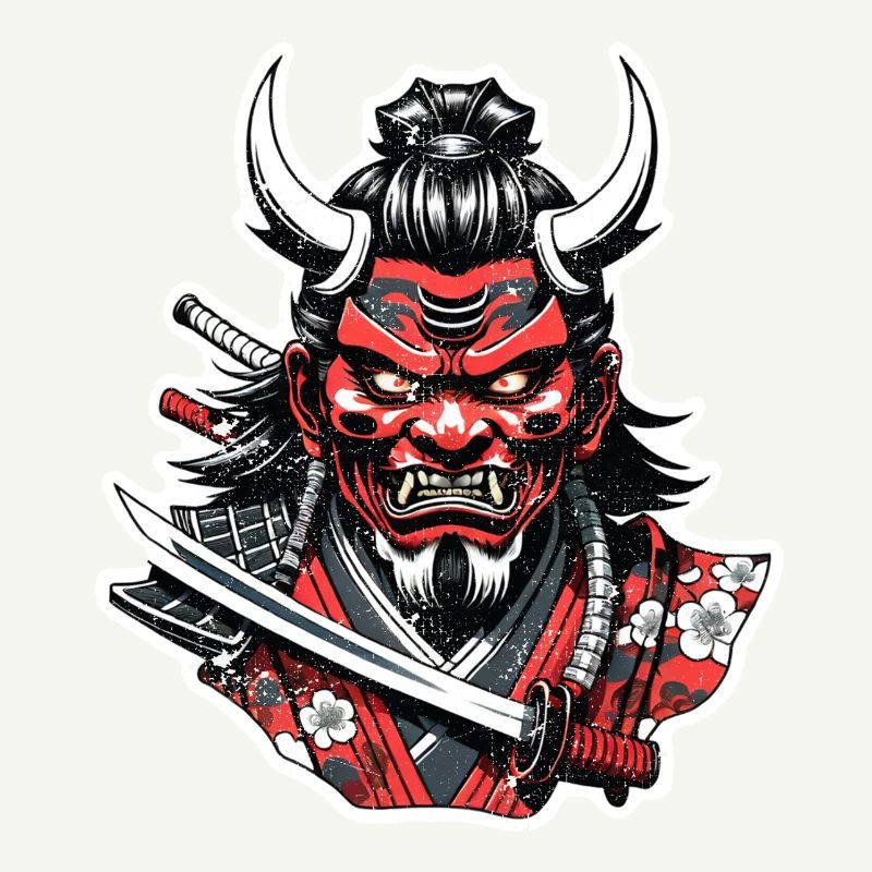Samurai-Krieger - Japan - Dämon