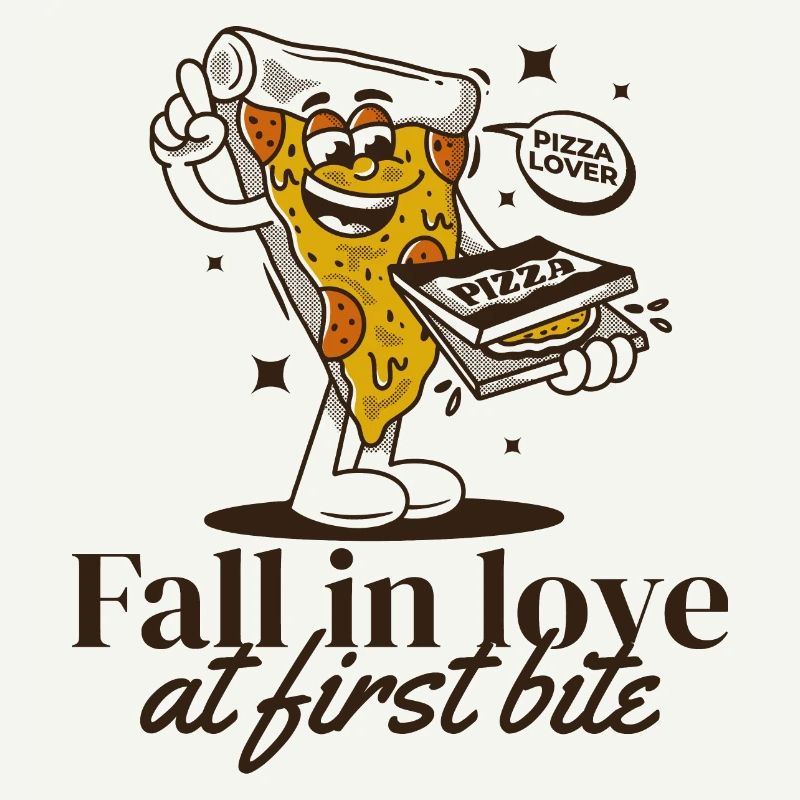 Bande dessinée de pizza