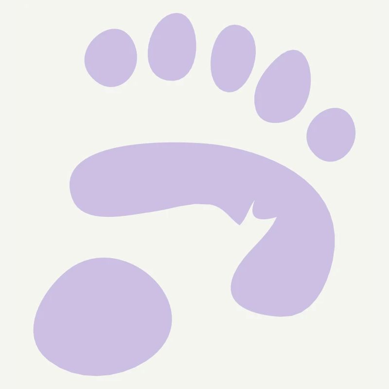 panda paw print