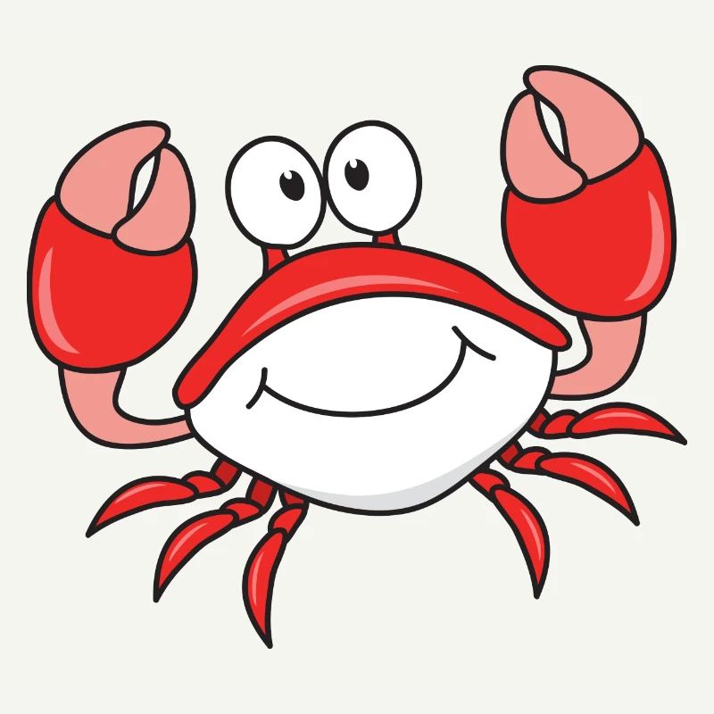Crustacés du crabe
