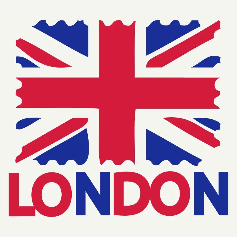 Texte LONDRES Royaume-Uni Drapeau