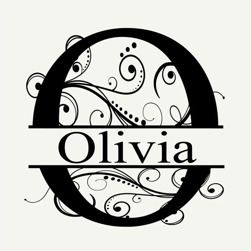 Monogramme avec le prénom Olivia