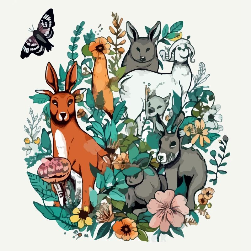 Les animaux dans les fleurs n°3